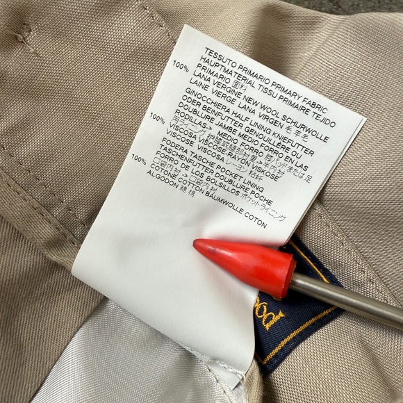 Vivienne Westwood S/S 2017 680$ Alcoholic Wool Trousers in Beige - Picture 8 of 12